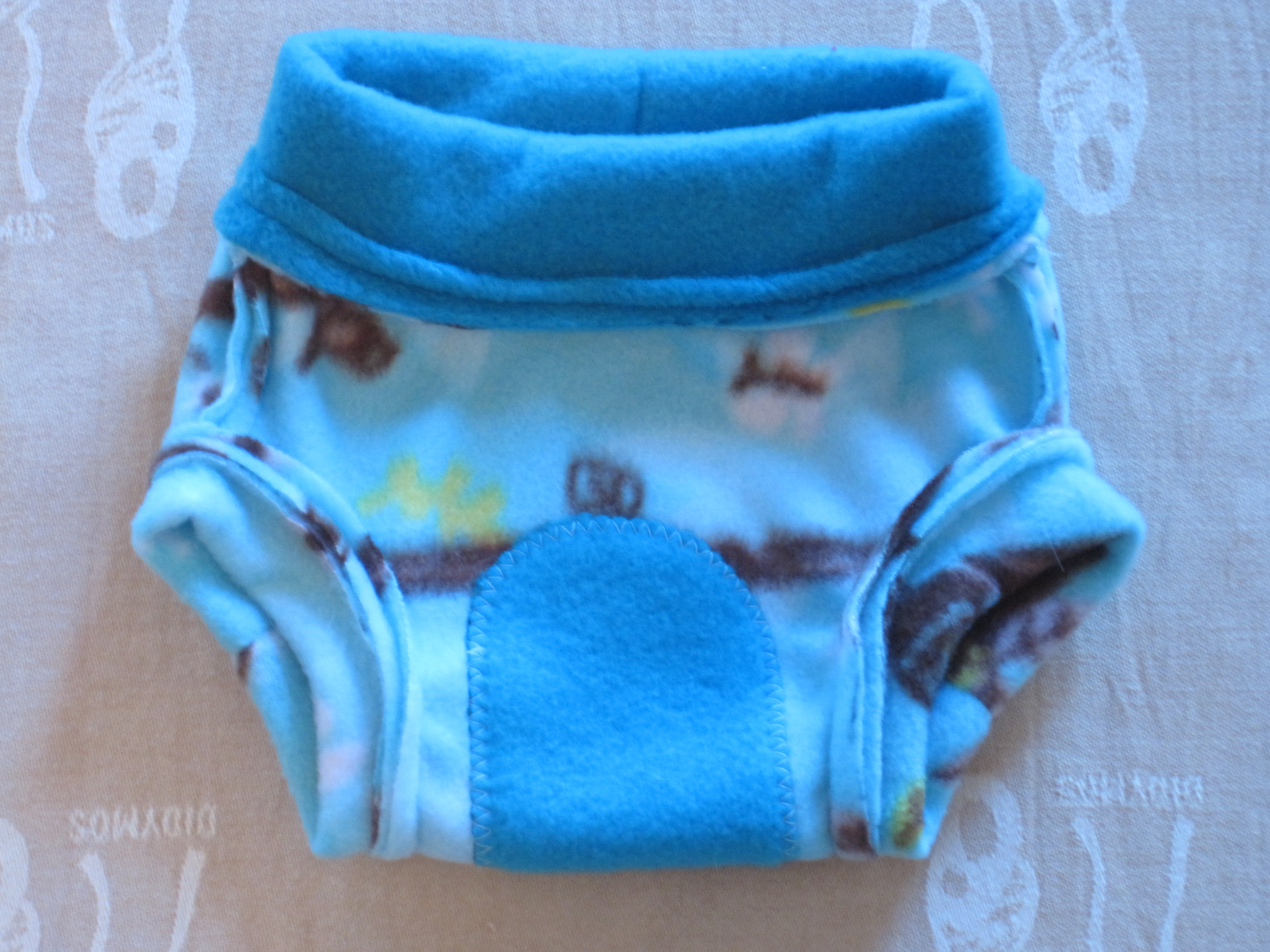 Fleece Diaper Cover | Kangaroos and Cottontails